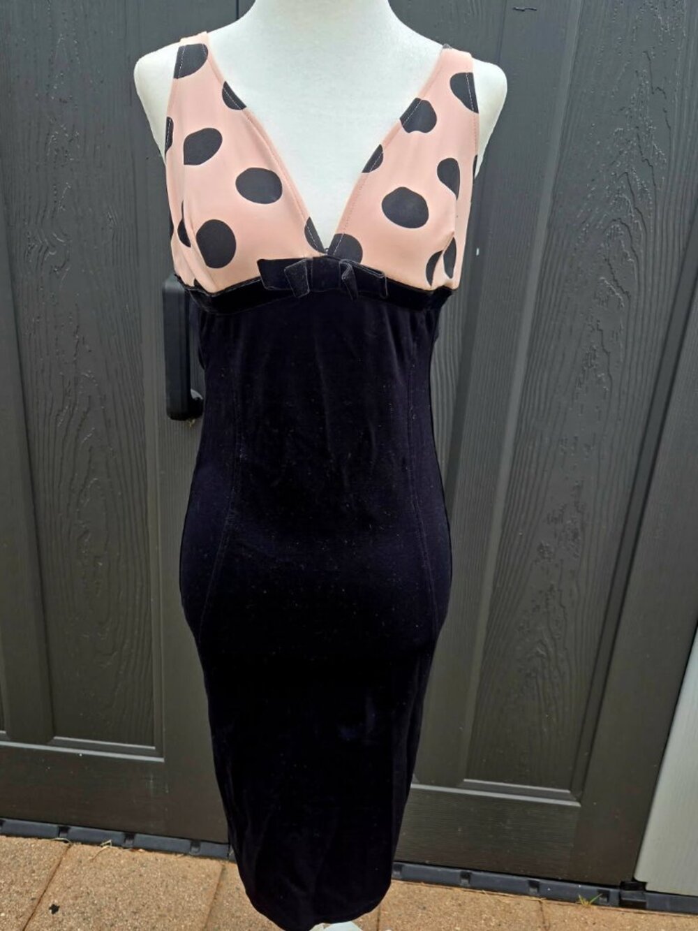 Wheels and Dollbaby Polka Dot Jersey Dress, AU 2 / US 4
